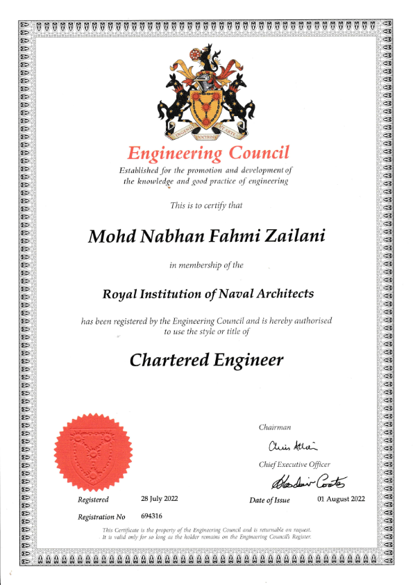 Chartered Engineer